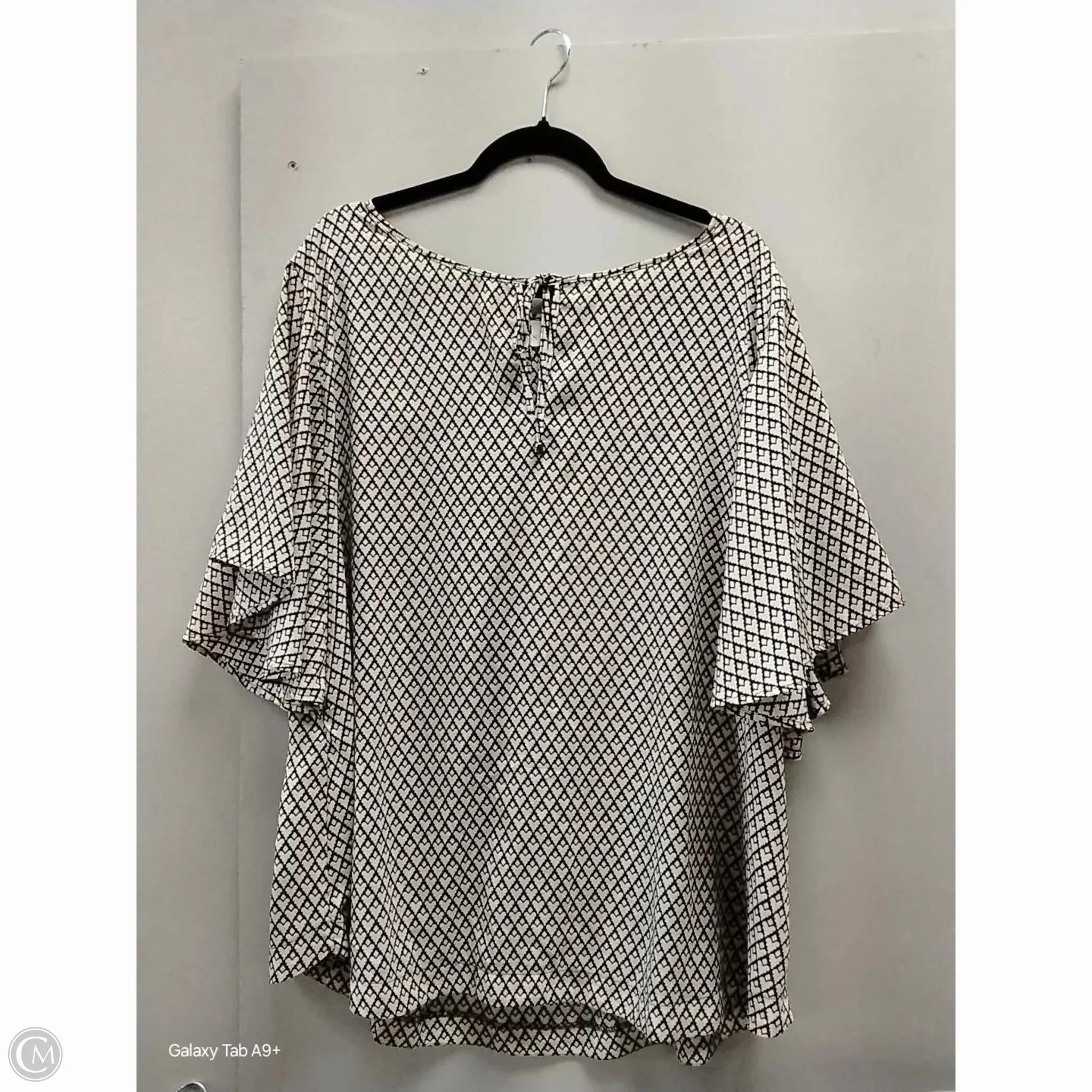 Top Short Sleeve By Stylus In Multi-colored, Size: 3x Quick Dry Technology