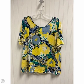 Top Short Sleeve By Talbots In Floral Print, Size: 2x All Purpose Wear Versatile Layering Piece