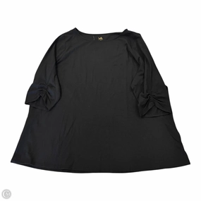 Top Short Sleeve Basic By Belle By Kim Gravel In Black, Size: 3x Daily Style Relaxed Fit