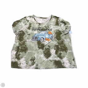 Top Short Sleeve Basic By Cato In Green, Size: 2x Ultra Soft Finish