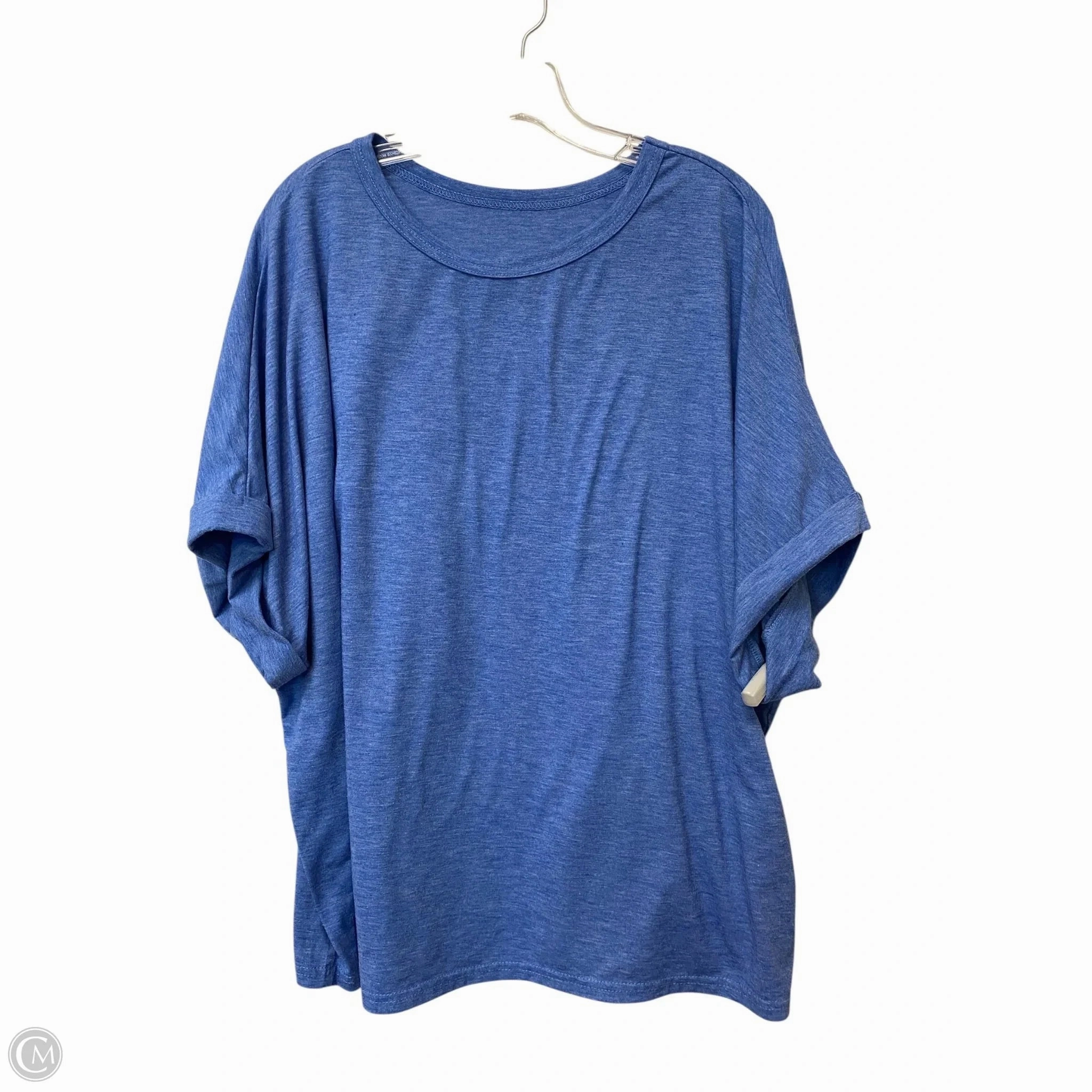 Top Short Sleeve Basic By Clothes Mentor In Blue, Size: 2x simple design Everyday Style Trend