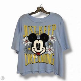 Chilly Day Style Breathable Performance Top Short Sleeve Basic By Clothes Mentor In Blue, Size: 3x