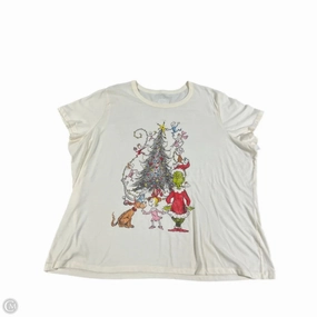 Top Short Sleeve Basic By Cme In Cream, Size: 3x insulated GentleWashResistance