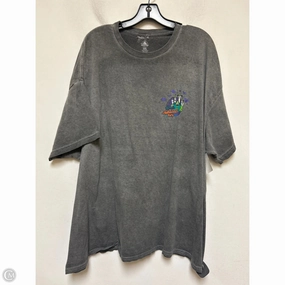 City Casual Top Short Sleeve Basic By Disney Store In Grey, Size: 3x