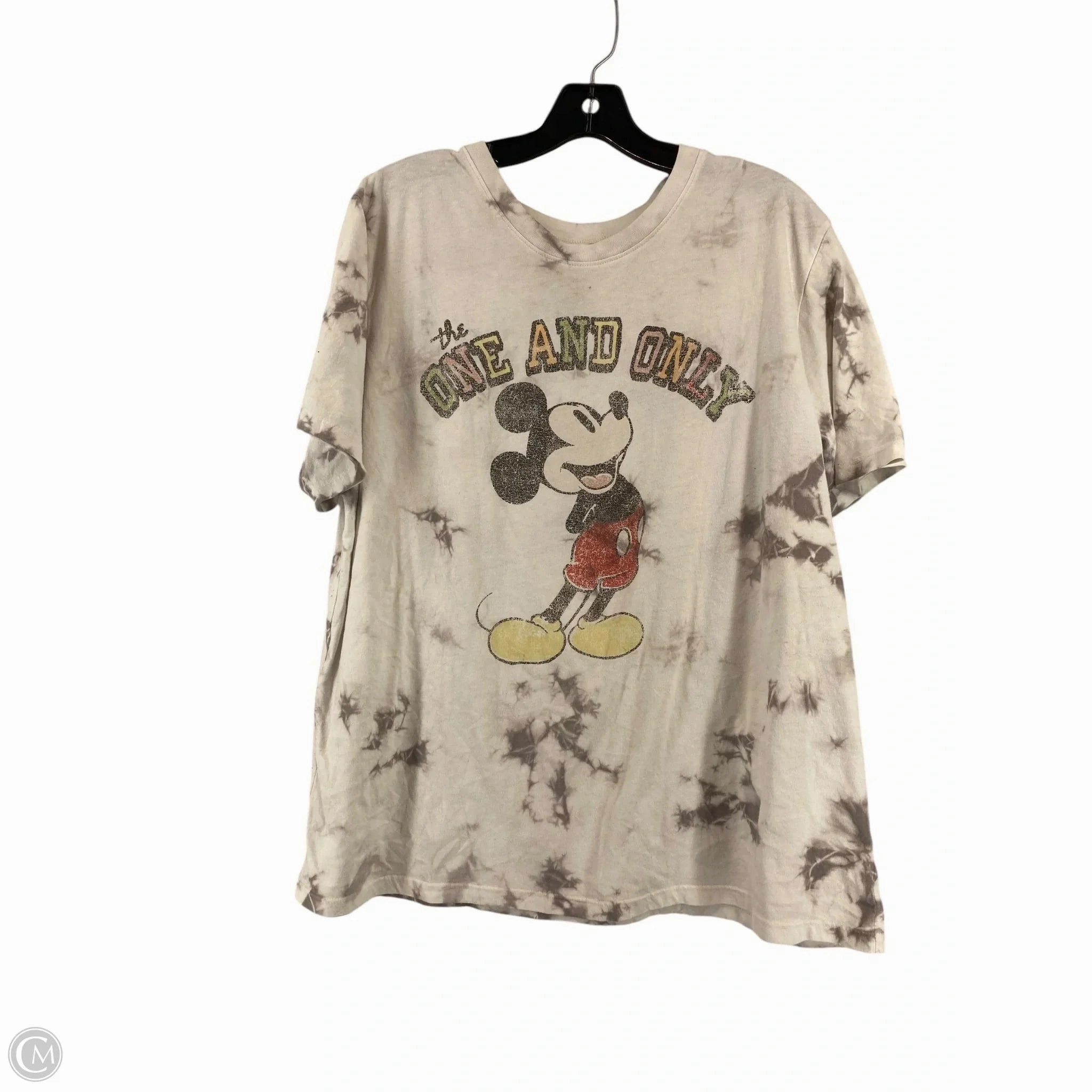 Top Short Sleeve Basic By Disney Store In Tie Dye Print, Size: 2x Perfect for Any Outfit Simple Layer