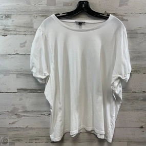 Essential Fit Athletic and Cool Top Short Sleeve Basic By J. Crew In White, Size: 3x