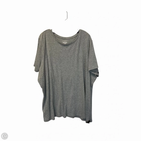 Top Short Sleeve Basic By Lane Bryant In Grey, Size: 3x Simple Chic