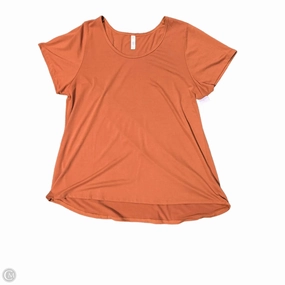 Top Short Sleeve Basic By Lularoe In Brown, Size: 3x Essential Style Wear Fashion Layering