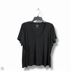 Top Short Sleeve Basic By Madewell In Black, Size: 2x Relax Fit Design