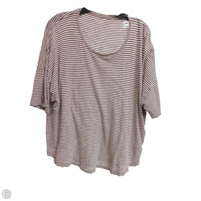 Top Short Sleeve Basic By Madewell In Striped Pattern, Size: 3x suitable for all genders