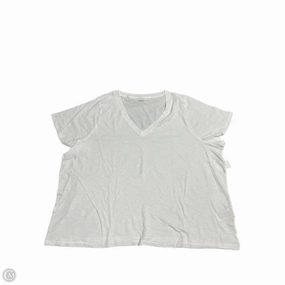 Light Comfort Style Top Short Sleeve Basic By Madewell In White, Size: 3x