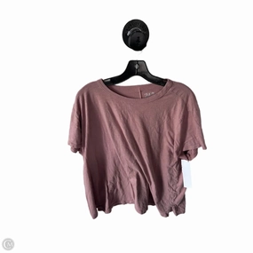 Comfy Flex Top Short Sleeve Basic By Maurices In Pink, Size: 1x