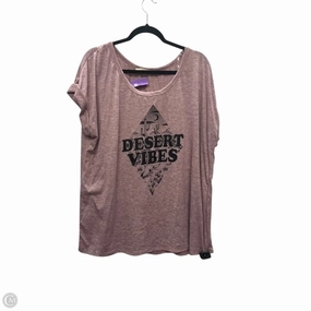 Top Short Sleeve Basic By Misia In Pink, Size: 2x Teenager coolness