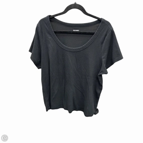 Simple and Chic Casual Comfort Look Top Short Sleeve Basic By Old Navy In Black, Size: 3x