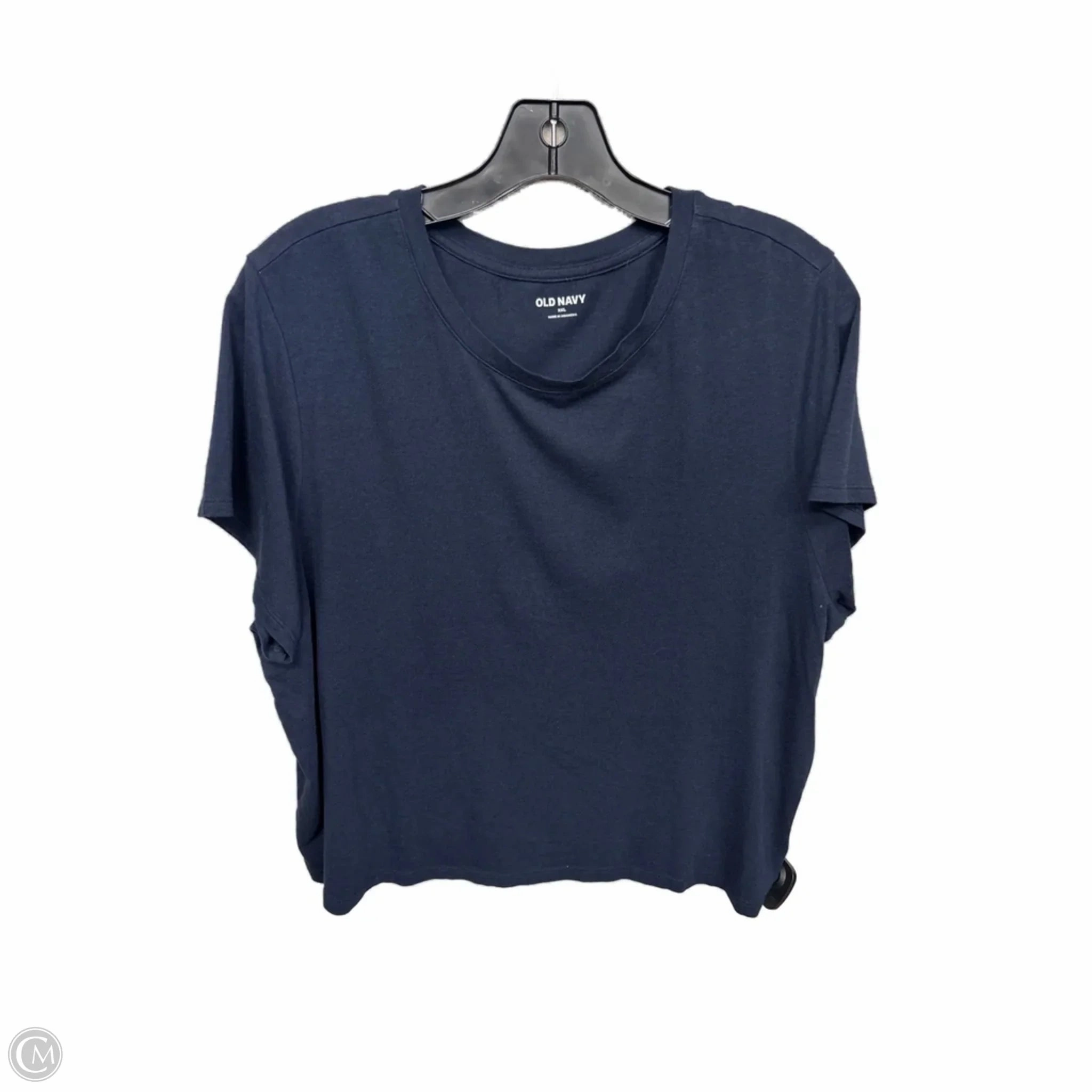 Top Short Sleeve Basic By Old Navy In Navy, Size: 2x Versatile Comfort Wear Relaxed Waistband