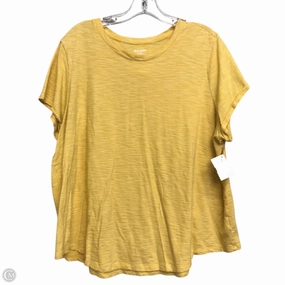 Top Short Sleeve Basic By Old Navy In Striped Pattern, Size: 1x Pocket Reinforcement