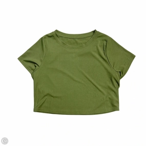 Top Short Sleeve Basic By Shein In Green, Size: 3x Slim Waistband