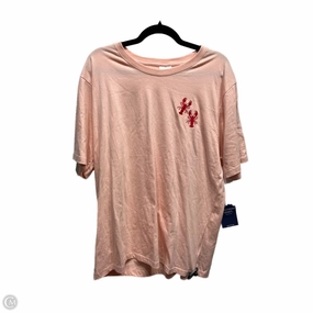 Top Short Sleeve Basic By southern spririt In Orange, Size: Xl Versatile Trend