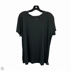 Everyday Top Top Short Sleeve Basic By St Johns Bay In Black, Size: 3x