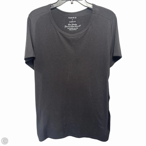 Top Short Sleeve Basic By Torrid In Black, Size: 3x Soft and Flexible