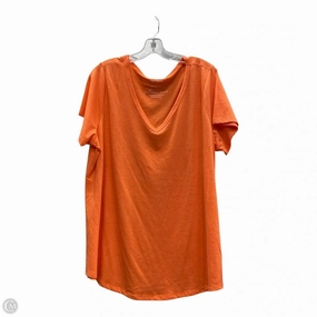 ColorfastFabricTech Top Short Sleeve Basic By Torrid In Orange, Size: 2x