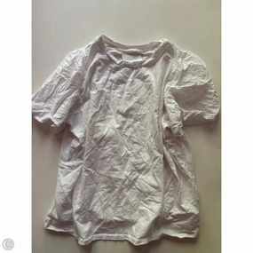 Top Short Sleeve By A New Day In White, Size: 2x Casual Comfort Layer Colorfast Material