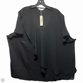Cool Fit Top Short Sleeve By Agnes Orinda In Black, Size: 4x