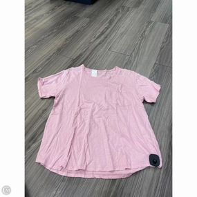 Top Short Sleeve By Ana In Pink, Size: 2x Casual Comfort Design