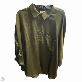 Top Short Sleeve By Andree By Unit In Green, Size: 2x NoSideSeam