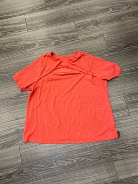 Anti Pilling Surface Seam Free Back Top Short Sleeve By Ava & Viv In Pink, Size: 3x