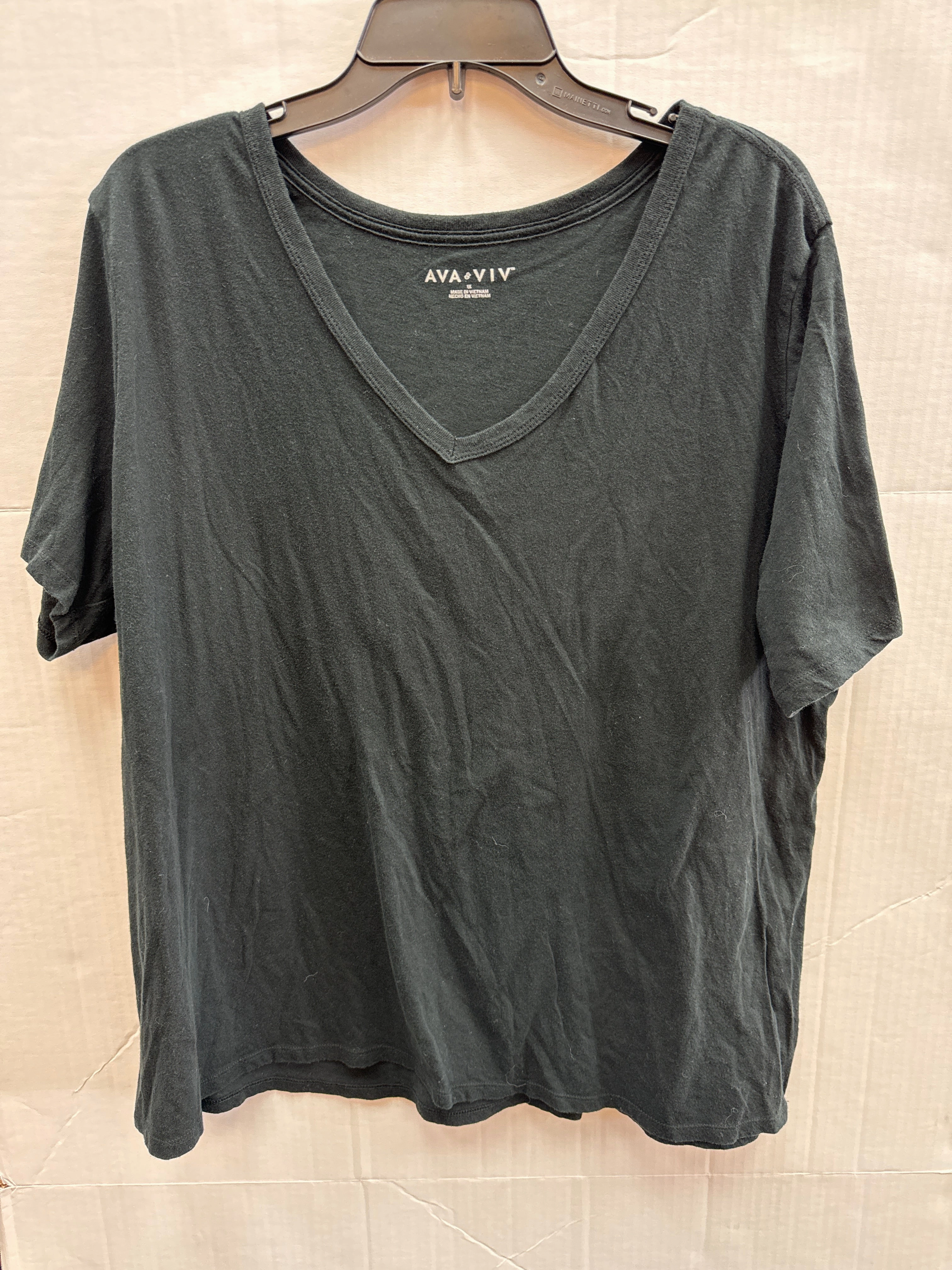 ComfortFirst Top Short Sleeve By Ava & Viv  Size: 1x