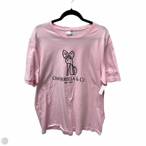 Top Short Sleeve By Bella   Canvas In Pink, Size: 2x AntiPilling Treatment