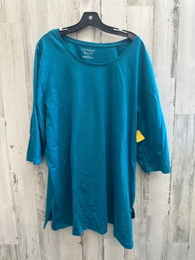 Top Short Sleeve By Catherines  Size: 1x Comfort Wearable Timeless Appeal