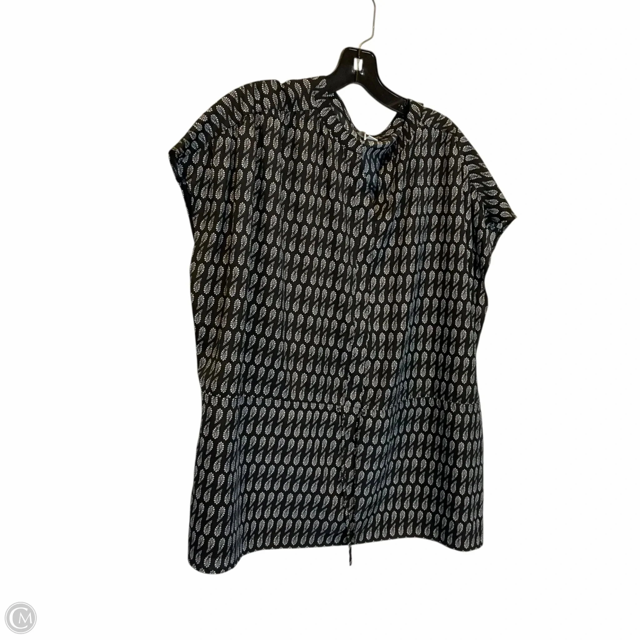 Top Short Sleeve By Cato In Black, Size: 2x comfortable top Sporty Look