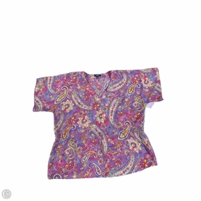 Top Short Sleeve By Chaps In Purple, Size: 1x Chic Outfit