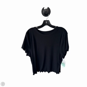 Top Short Sleeve By Clothes Mentor In Black, Size: 2x Roomy Fit Relaxed Comfort Look