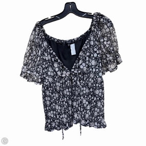 Comfy All-Day Top Short Sleeve By Clothes Mentor In Floral Print, Size: 2x
