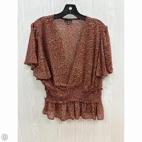 Top Short Sleeve By Clothes Mentor In Floral Print, Size: 2x Breathable knit UV Protective Coating