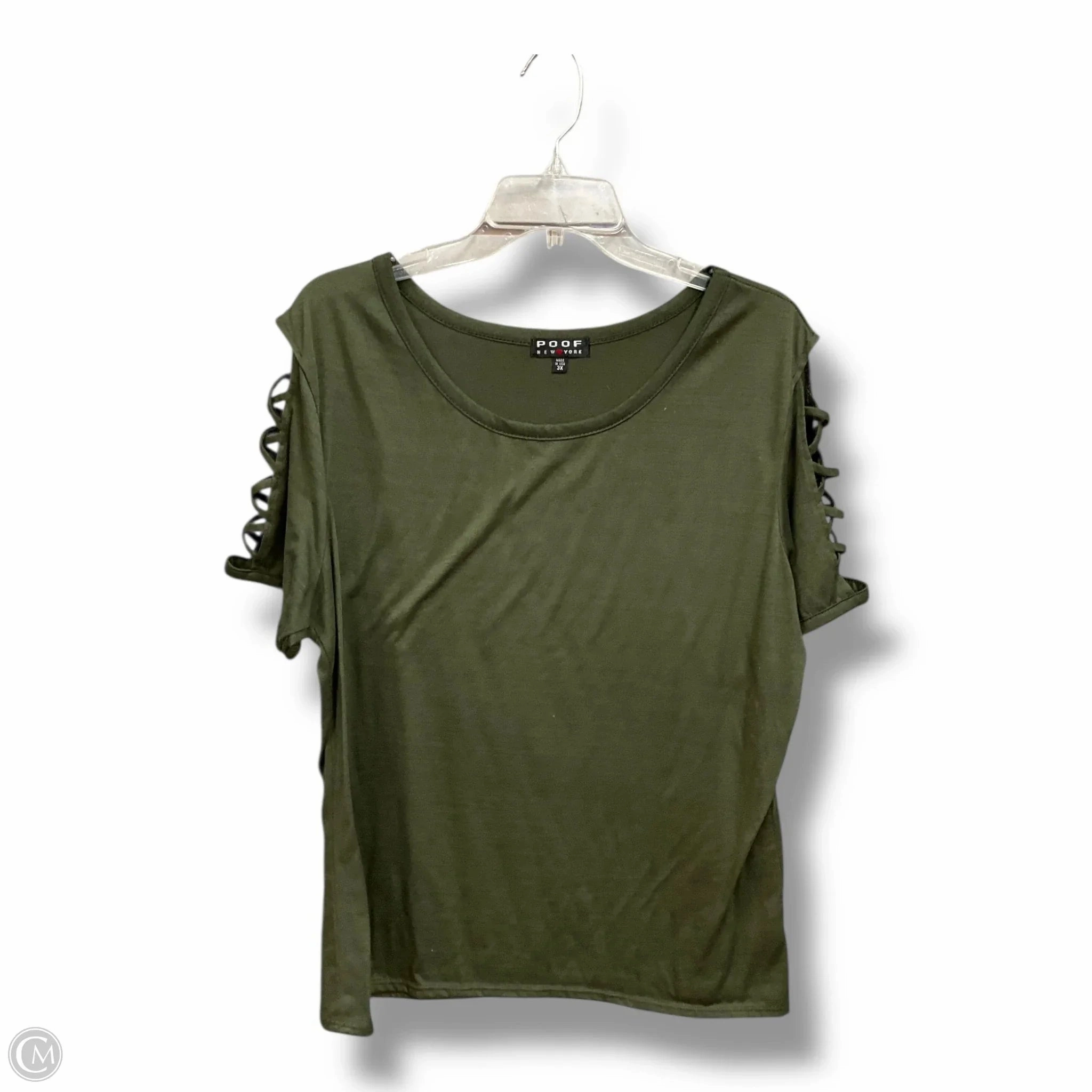 Classic timelessness Functional Wearable Top Short Sleeve By Clothes Mentor In Green, Size: 3x