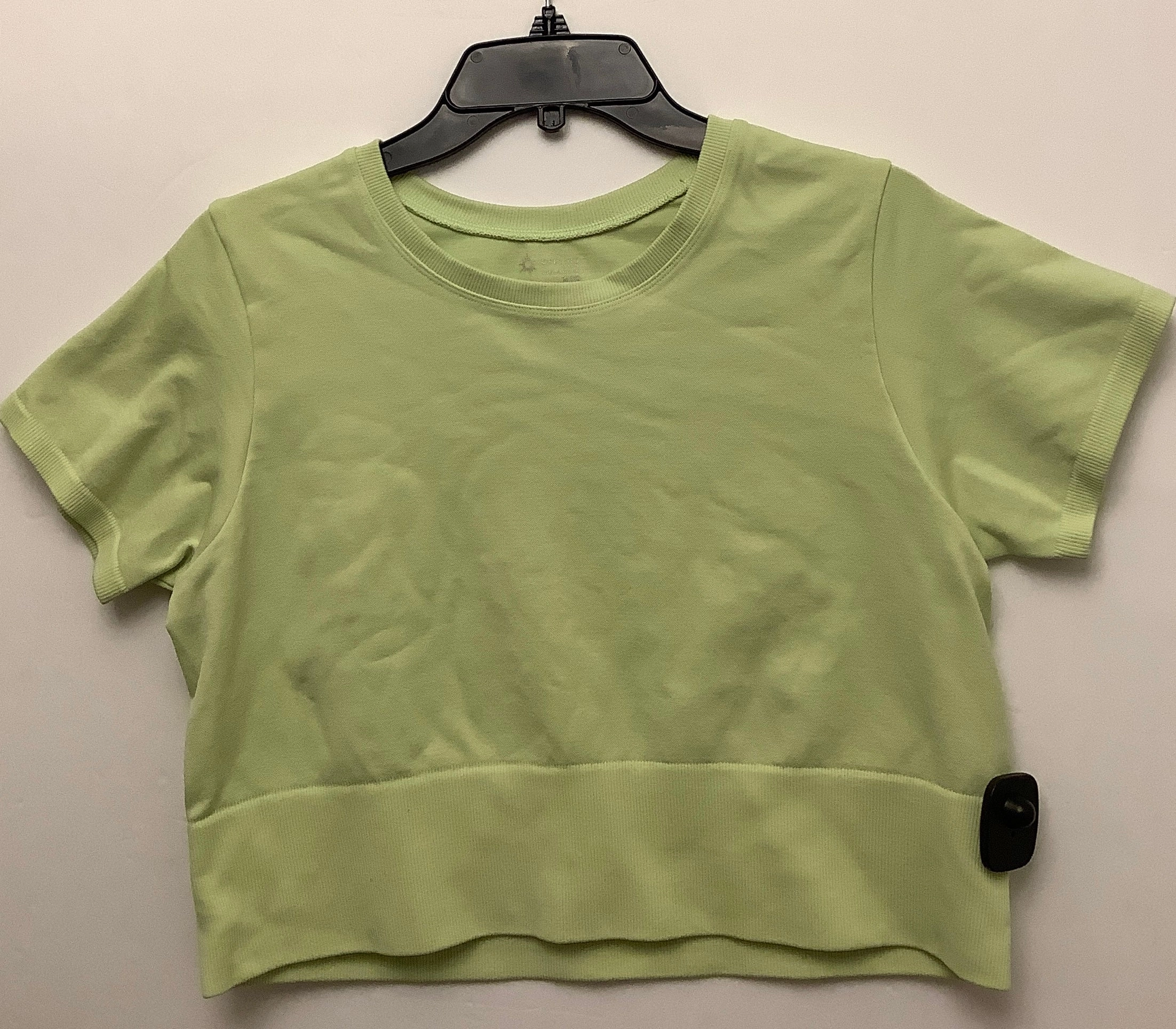 Top Short Sleeve By Clothes Mentor In Green, Size: Xl Heather Jersey Material