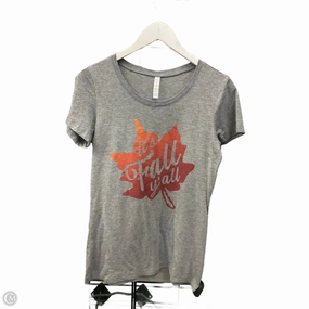 Top Short Sleeve By Clothes Mentor In Grey, Size: Xl Cozy Comfort Fit Versatile and Comfortable