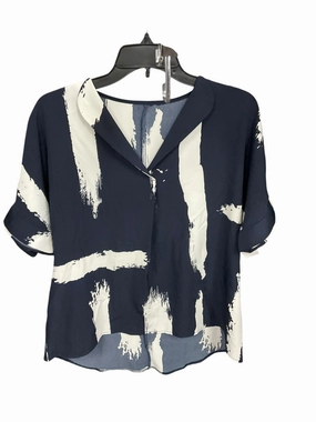 Top Short Sleeve By Clothes Mentor In Navy, Size: Xl Minimalist Layer Tagless Comfort