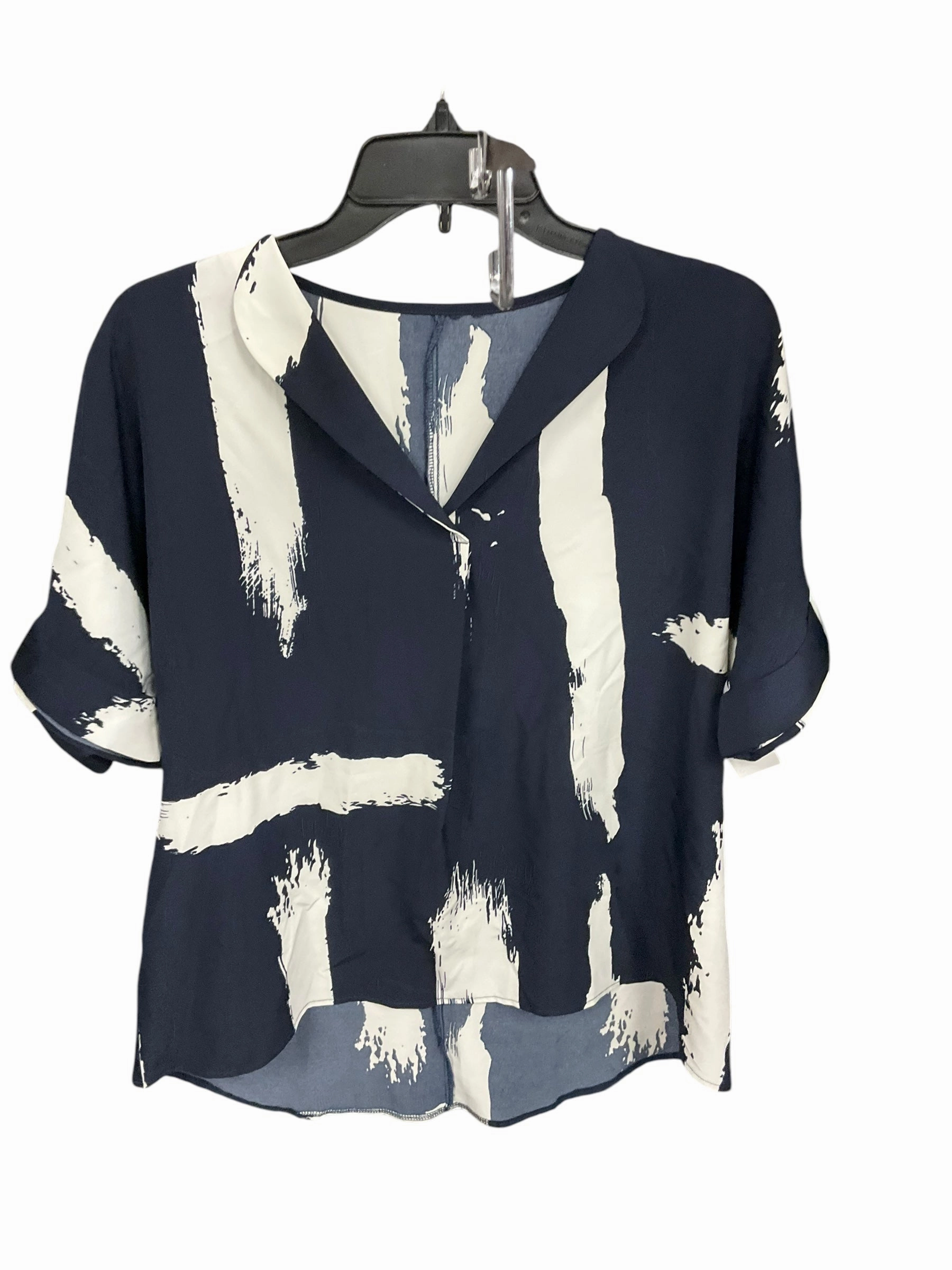 Top Short Sleeve By Clothes Mentor In Navy, Size: Xl Minimalist Layer Tagless Comfort