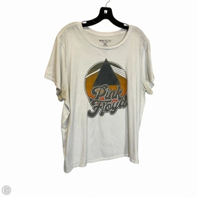 Top Short Sleeve By Clothes Mentor In White, Size: 2x Casual Flex Fit Recycled Polyester Thread