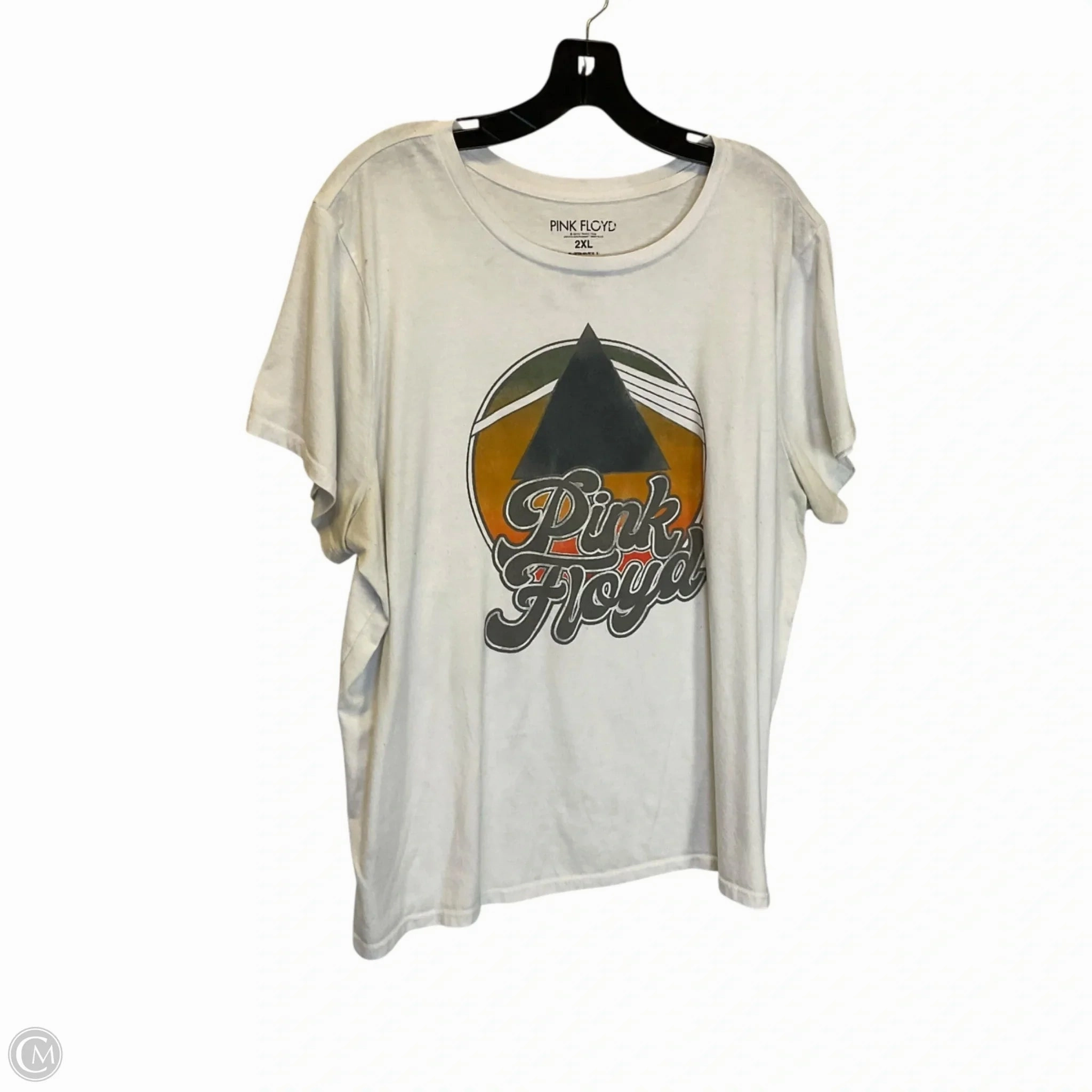 Top Short Sleeve By Clothes Mentor In White, Size: 2x Casual Flex Fit Recycled Polyester Thread