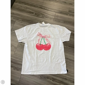 Top Short Sleeve By Clothes Mentor In White, Size: 2x Cozy Layering Casual Fit