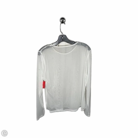 Easy Wear Option funky Top Short Sleeve By Clothes Mentor In White, Size: Xl