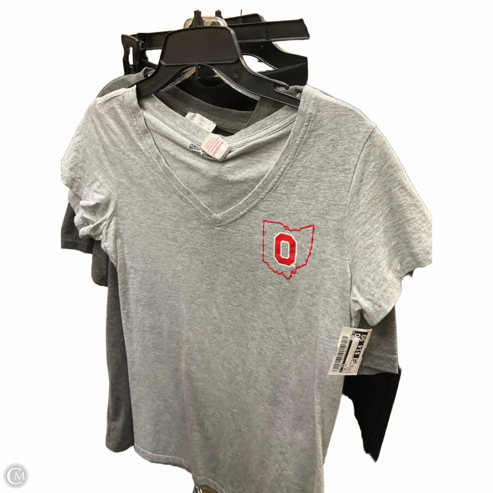 Top Short Sleeve By Cmc In Grey, Size: Xl Everyday Trend