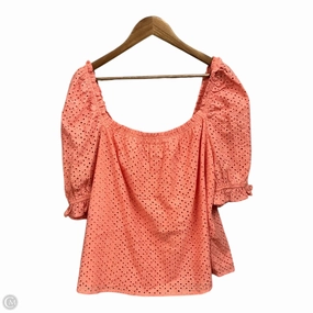 Loose fitting comfort MoistureWickingFabric Top Short Sleeve By Cmc In Peach, Size: Xl