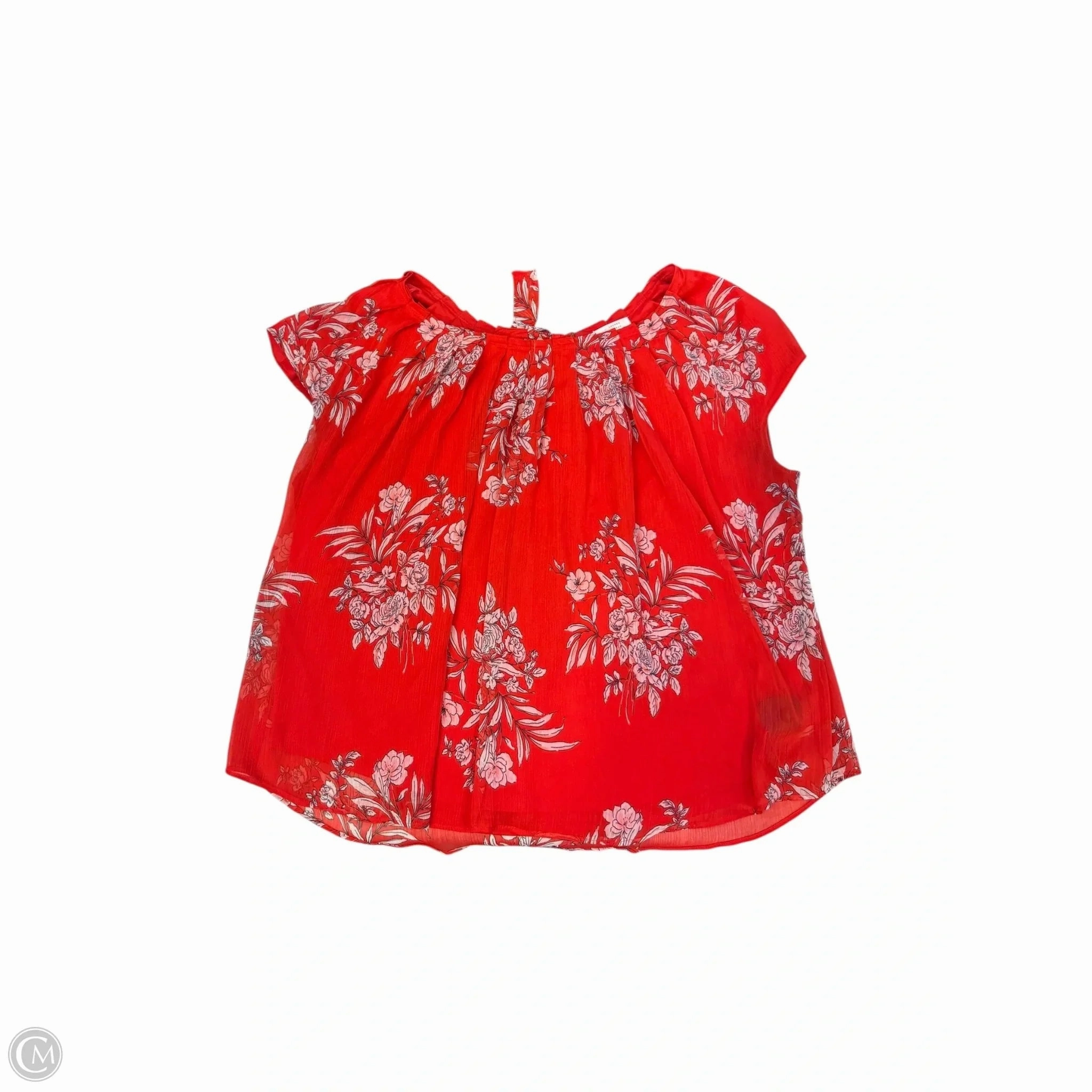 Top Short Sleeve By Cmc In Red, Size: 2x Comfy Apparel
